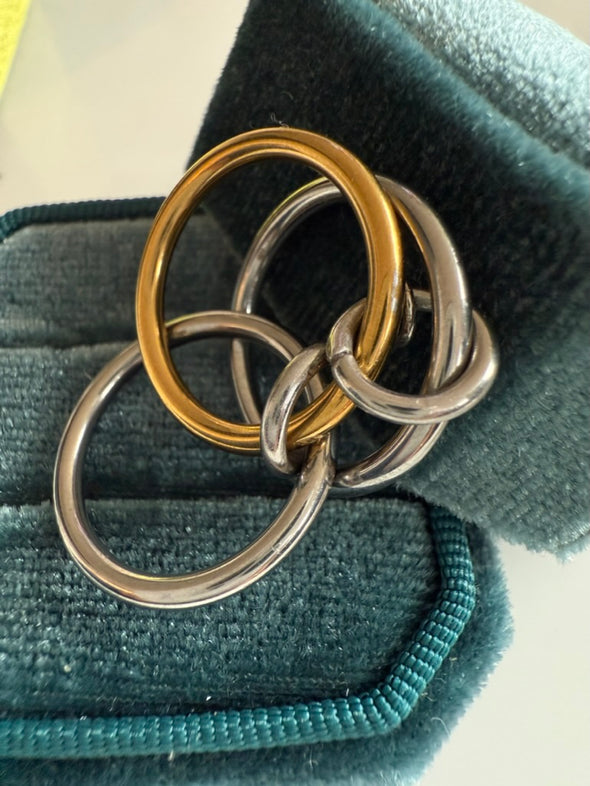 Three Is Company Ring