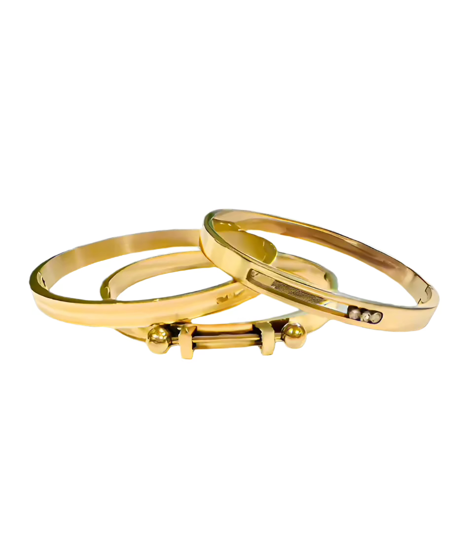 Shadow Stripe Bangle - Bex and Laine