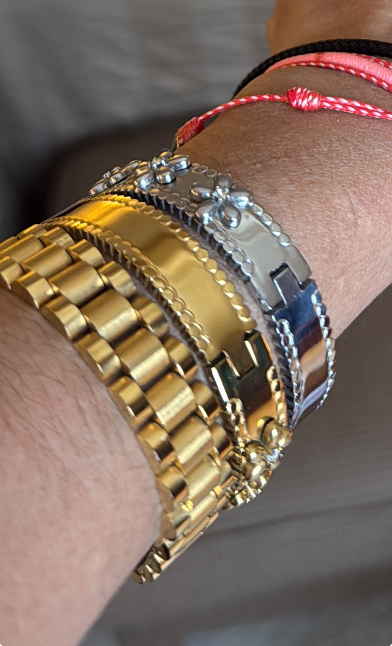 Watch Me Now Adjustable Link Bracelet