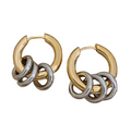 Trinity Hoop Earrings