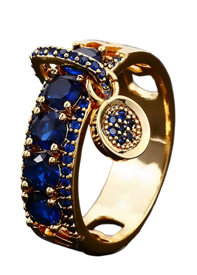 Sapphire Gemstone Band